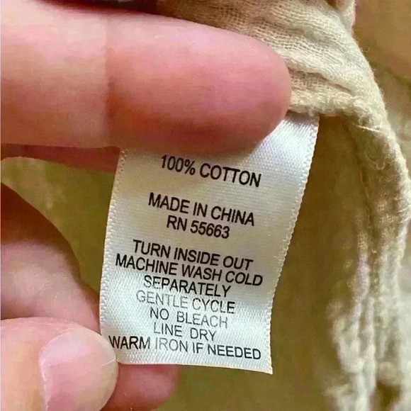 Jones & Co. Jones New York Beige Muslin Lace Top 1X Plus Size - Picture 4 of 6